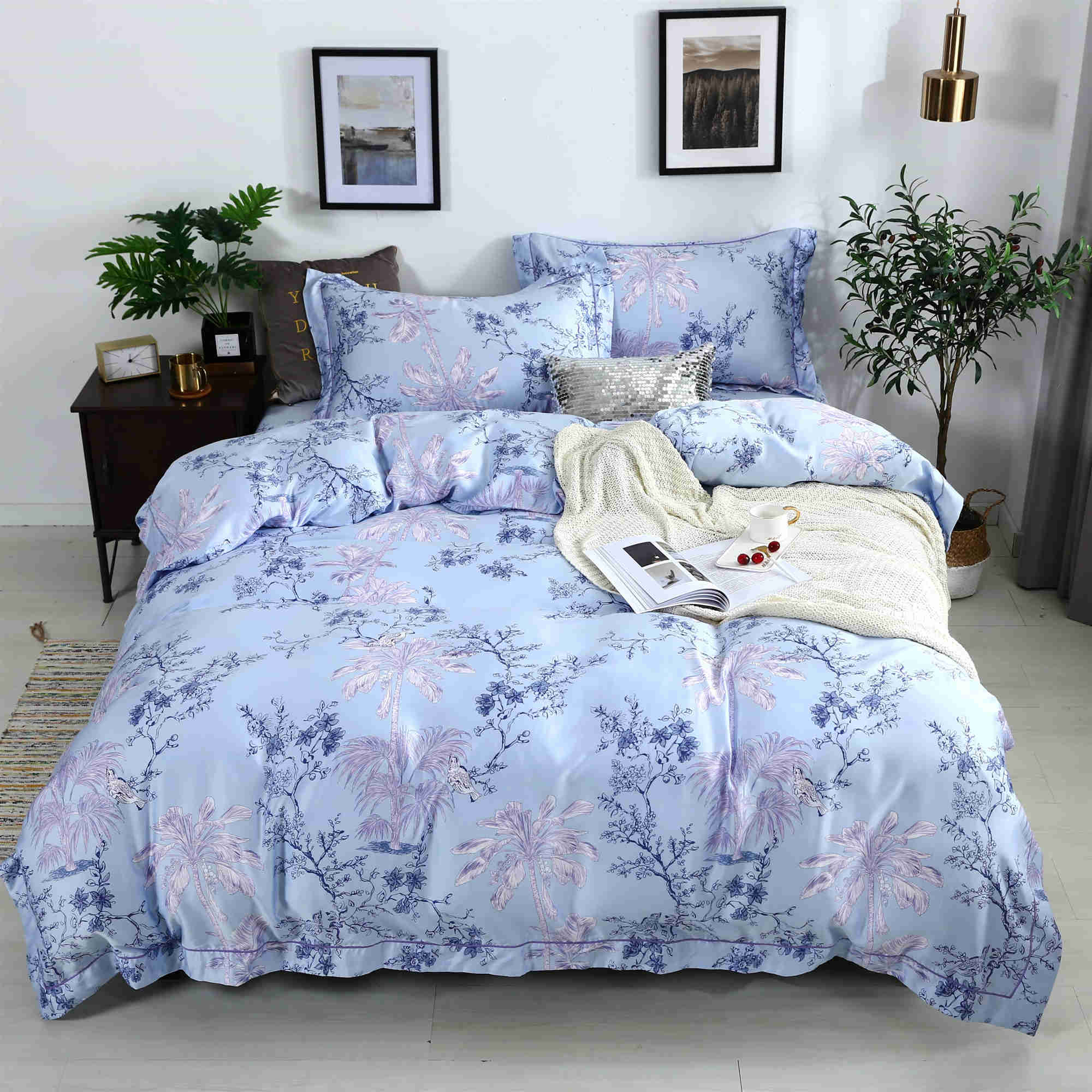 Newest Design Tencel Luxury Comforter Set 