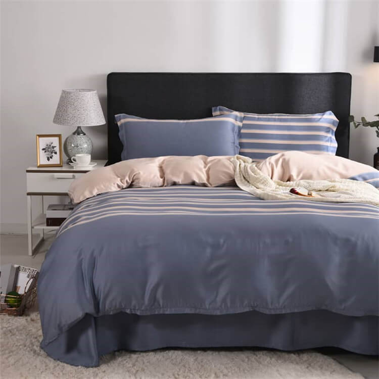 Smooth Tencel Bed Sheet Comforter Set 