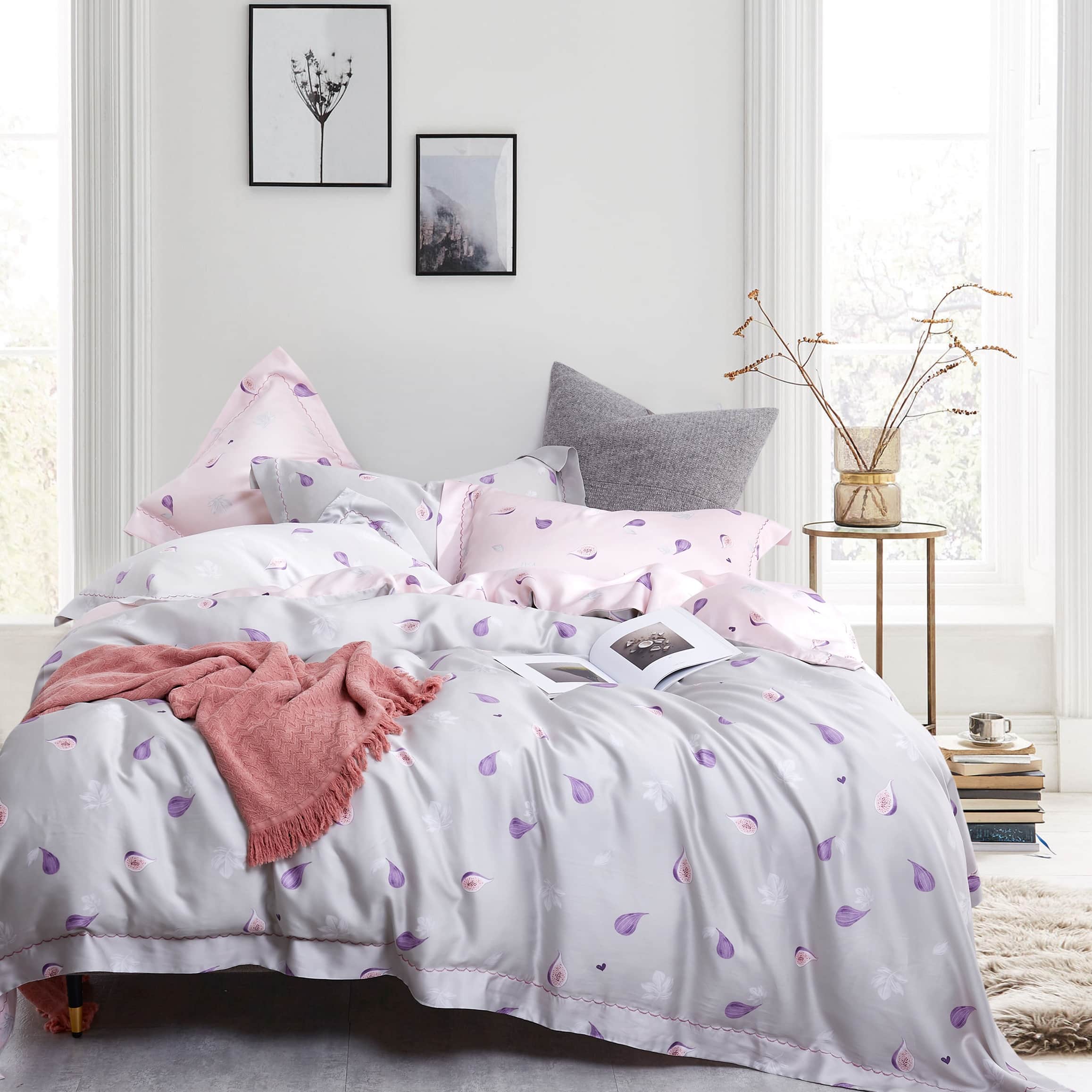 Western Luxury Jacquard 100% Tencel Lyocell Bedding Sets Collections