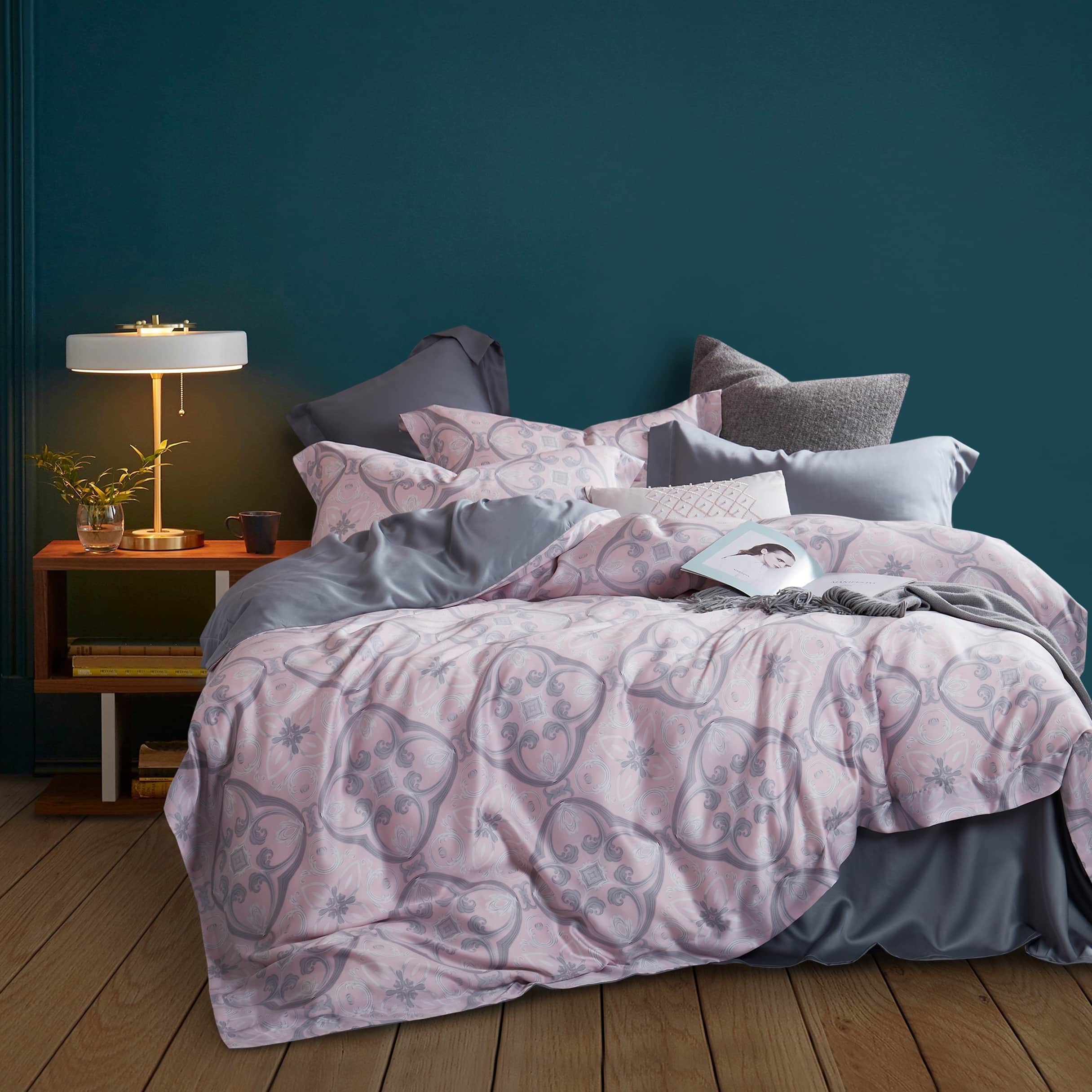 Wholesale Design Fashion Printed 100% Tencel Luxury Soft Fabric Hotel Bedding Set