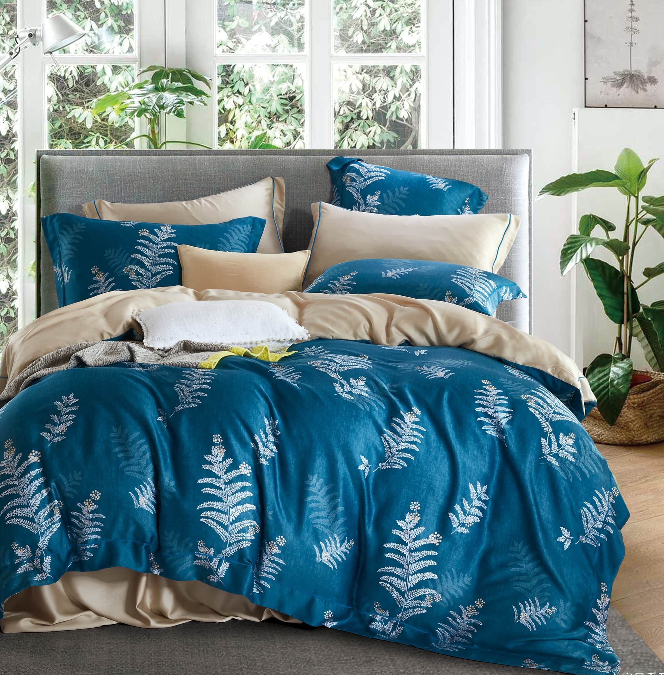 Custom High Quality Tencel Lyocell Bed Sheets Bedding Set