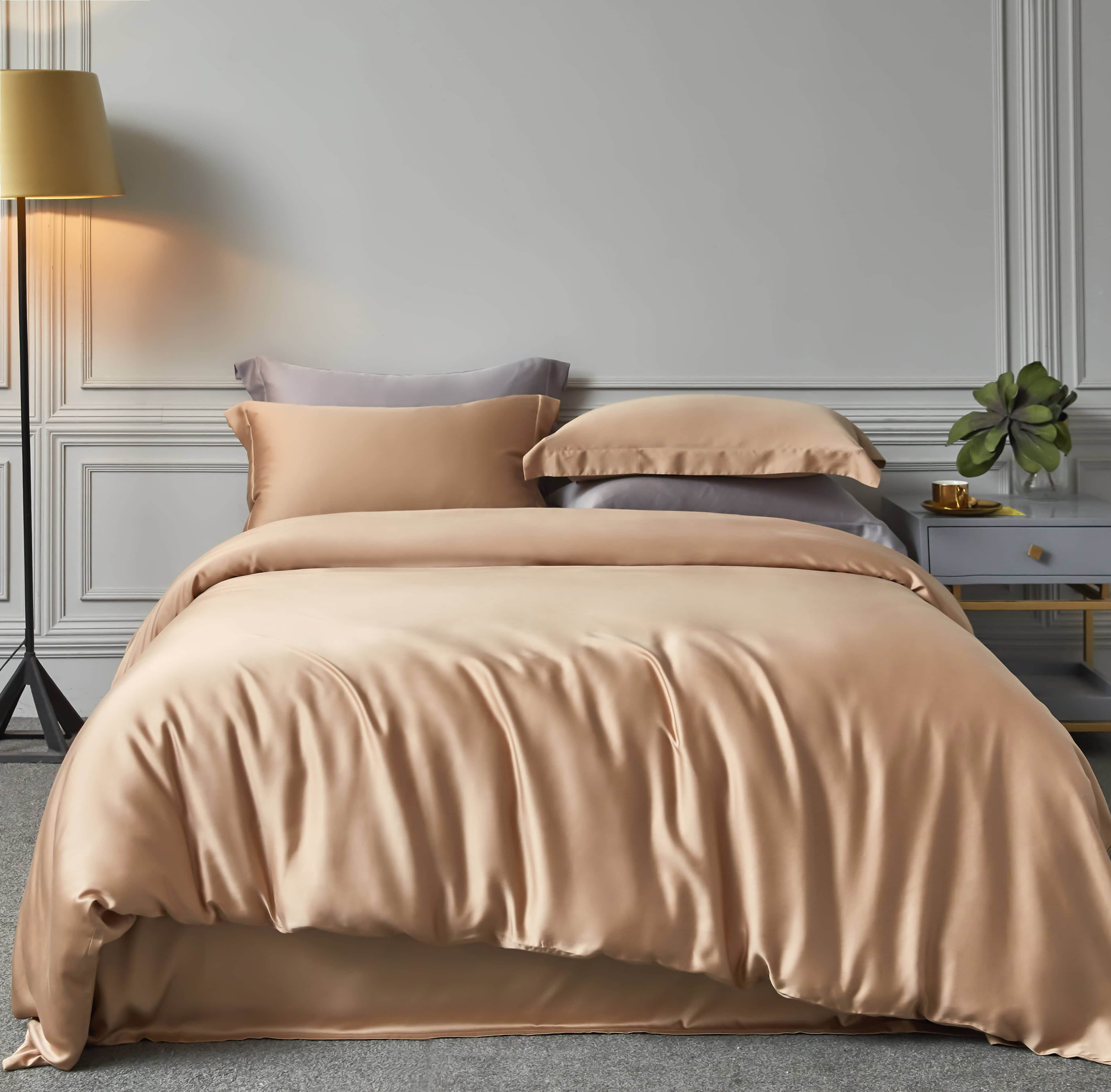 New Arrival Silk Smooth Tencel Lyocell Fabric Comforter Bedding Set