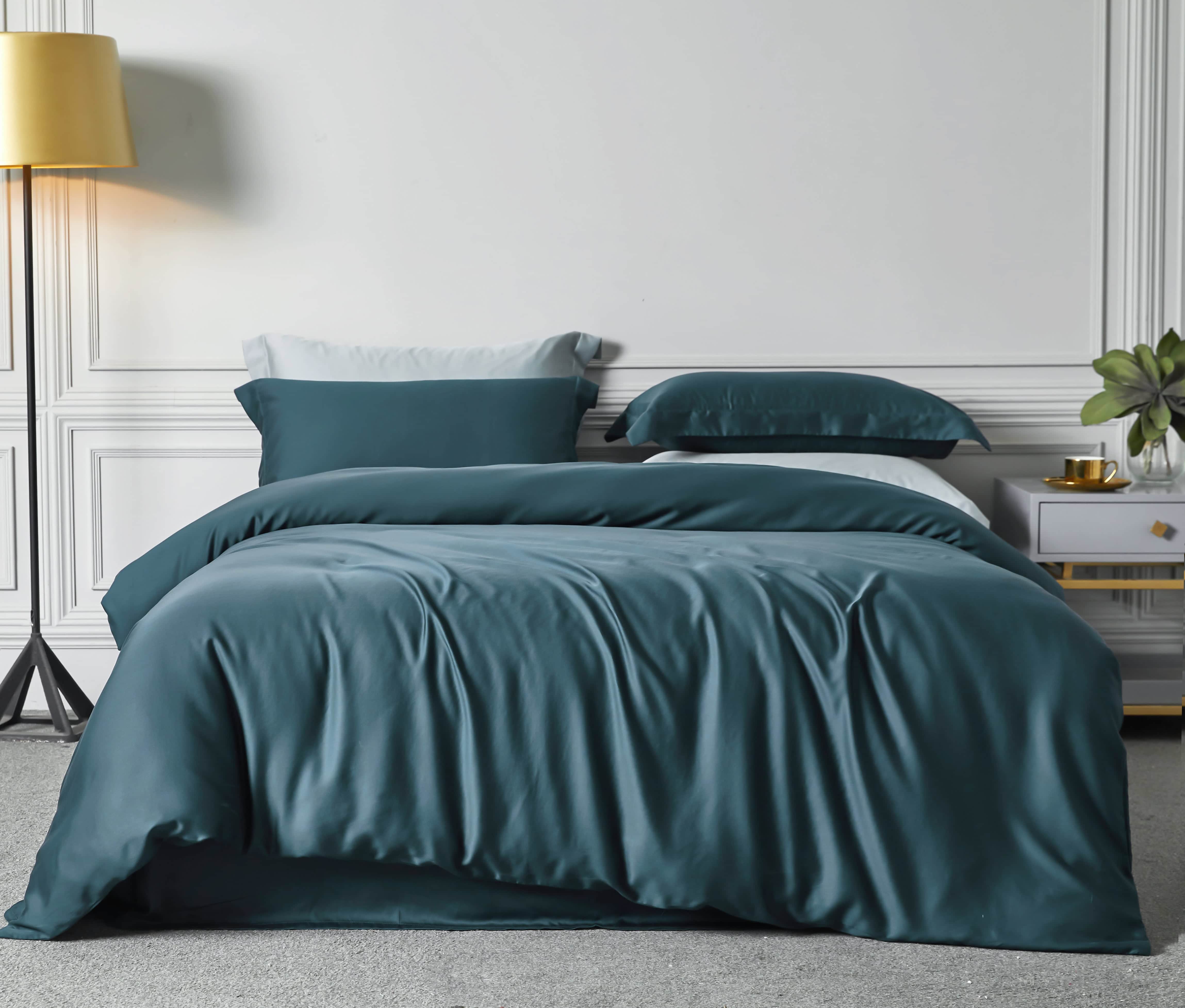 Wholesale Silk Touch Tencel Bedsheet Sets Duvet Cover Set Bedding