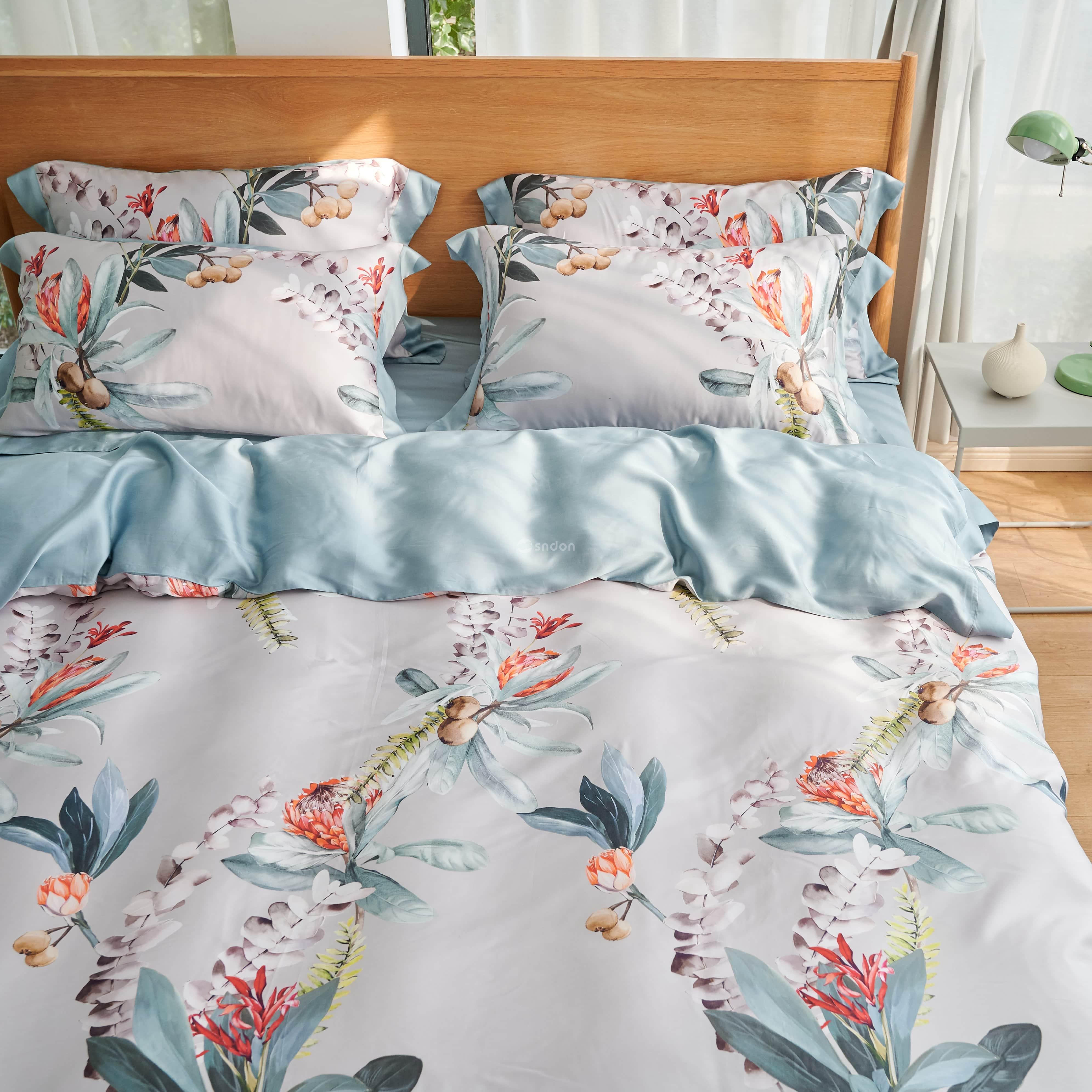 Home Textile 100% Tencel Bed Sheet Set Bedding Set